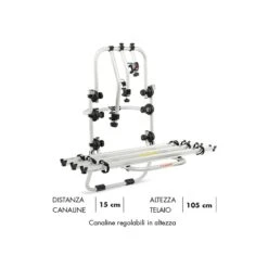 Portabici Posteriore Fabbri BICI OK 3 VAN Per 3 Bici