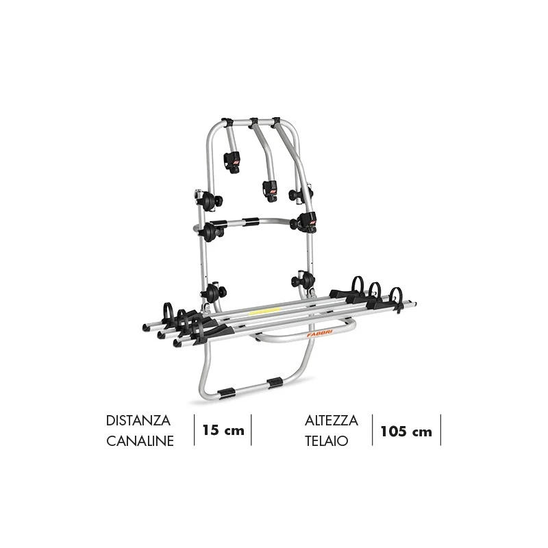 Portabici Posteriore Fabbri BICI OK MTB VAN 3 Bici 1 Portabici Posteriore Fabbri BICI OK MTB VAN 3 Bici