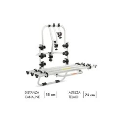 Portabici Posteriore Fabbri BICI OK Per 3 Bici